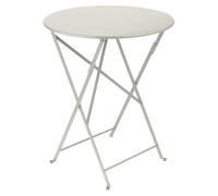 Table de jardin 2 personnes FERMOB Bistro Ø 60 cm - Gris Argile