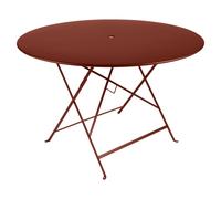 Fermob BISTRO Table pliante ronde - 20 ocre rouge - Ø 117 cm