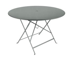 Fermob BISTRO Table pliante ronde - C7 Gris lapilli - Ø 117 cm