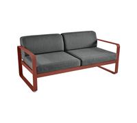 Fermob Canapé deux places BELLEVIE - 20 ocre rouge - gris graphite