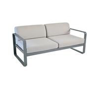 Fermob Canapé deux places BELLEVIE - 26 gris orage - gris flanelle