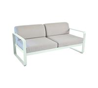 Fermob Canapé deux places BELLEVIE - A7 menthe glaciale - gris flanelle