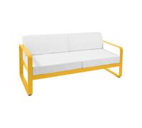 Fermob Canapé deux places BELLEVIE - C6 Miel - blanc grisé