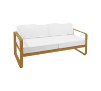 Fermob Canapé deux places BELLEVIE - D2 Pain d'épices - blanc grisé