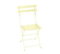 Fermob Chaise pliante en métal Bistro sorbets citron LxHxP 42x82x50cm