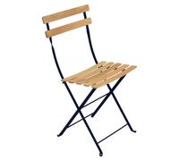 Fermob Chaise pliante BISTRO Naturel - 92 bleu abysse