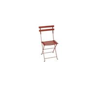 Fermob - Bistro Chaise pliante en métal, ocre rouge