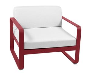 Fermob Fauteuil BELLEVIE - 43 piment - blanc grisé