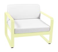 Fauteuil de jardin Bellevie cushion fabric Sunbrella® grey white