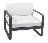 Fauteuil de jardin Bellevie cushion fabric Sunbrella® grey white