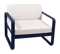 Fermob Fauteuil BELLEVIE - blanc grisé - 92 bleu abysse