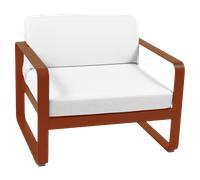 Fermob Fauteuil BELLEVIE - E2 orange confite - blanc grisé
