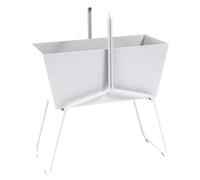 Fermob Jardinière BASKET - 85 x 70 x 34 cm - 01 blanc coton