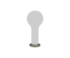 FERMOB-Socle aimanté en aluminium Fermob pour lampe Aplö coloris vert cactus - diamètre 8 cm