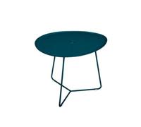 FERMOB-Table basse cocotte FERMOB bleu acapulco L44,5xl55xh43,5