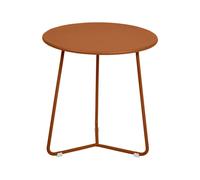 FERMOB-Table d'appoint Cocotte Fermob coloris orange en acier - diamètre 34 x 36 cm