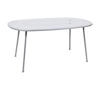 Fermob Table ovale Lorette - 01 blanc coton