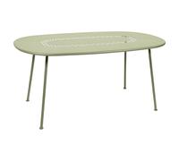 Fermob Table ovale Lorette - 65 vert tilleul