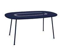 Fermob Table ovale Lorette - 92 bleu abysse