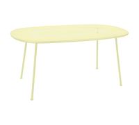 Fermob Table ovale Lorette - A6 citron givré