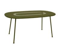 Fermob Table ovale Lorette - D3 Pesto