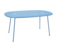 Fermob Table ovale Lorette - E1 bleu-maya