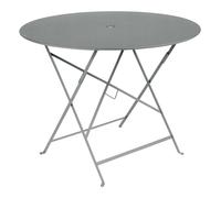Fermob Table pliante Bistro Ø96cm lapilli grijs H 74cm / Ø 96cm
