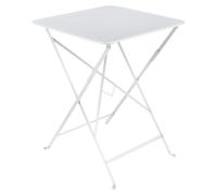 Fermob Table pliante BISTRO carrée - 57 x 57 cm - 01 blanc coton