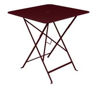 Fermob Table pliante BISTRO carrée - 71 x 71 cm - B9 cerise noire
