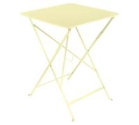 Fermob Table pliante BISTRO carrée - A6 citron givré - 57 x 57 cm