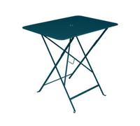 FERMOB-Table pliante Bistro FERMOB bleu acapulco L77xl57xh74