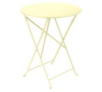 Fermob Table pliante BISTRO ronde - Ø 60 cm - A6 citron givré