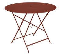 Fermob Table pliante BISTRO ronde - 20 ocre rouge - Ø 96 cm