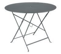Fermob Table pliante BISTRO ronde - 26 gris orage - Ø 96 cm