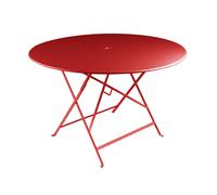 Fermob Table pliante BISTRO ronde - 43 piment - Ø 117 cm