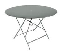 Fermob Table pliante BISTRO ronde - C7 Gris lapilli - Ø 117 cm