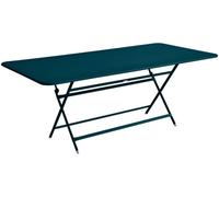 Fermob Table pliante CARACTÈRE - 190 x 90 cm - 21 bleu acapulco