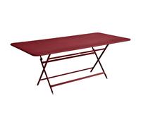 Fermob Table pliante CARACTÈRE - 190 x 90 cm - 43 piment
