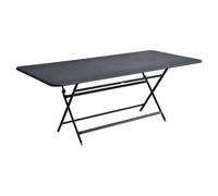 Fermob Table pliante CARACTÈRE - 190 x 90 cm - 47 carbone