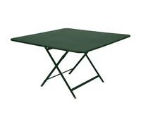 Fermob Table pliante CARACTÈRE - carré, 128 x 128 cm - 02 vert cèdre