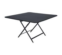 Fermob Table pliante CARACTÈRE - carré, 128 x 128 cm - 47 carbone