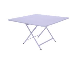 Fermob Table pliante CARACTÈRE - D1 Guimauve - carré, 128 x 128 cm
