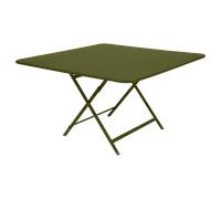 Fermob Table pliante CARACTÈRE - D3 Pesto - carré, 128 x 128 cm
