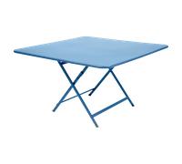 Fermob Table pliante CARACTÈRE - E1 bleu-maya - carré, 128 x 128 cm