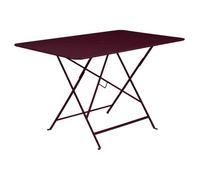 Table de jardin 6 personnes FERMOB Bistro 117 x 77 cm - Cerise Noire