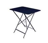 FERMOB-Table pliante en acier coloris bleu abysse collection Bistro Fermob - 77 x 57 x 74 cm