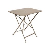 FERMOB-Table pliante en métal BISTRO couleur muscade L77xl57xh74