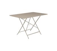 FERMOB-Table pliante rectangulaire en acier Bistro Fermob - 117 x 77 x 74 cm Muscade