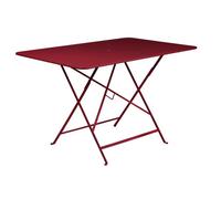 FERMOB-Table pliante rectangulaire en acier coloris piment Bistro Fermob - 117 x 77 x 74 cm