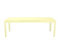 Fermob Table Ribambelle - A6 citron givré - 2 Rallonges